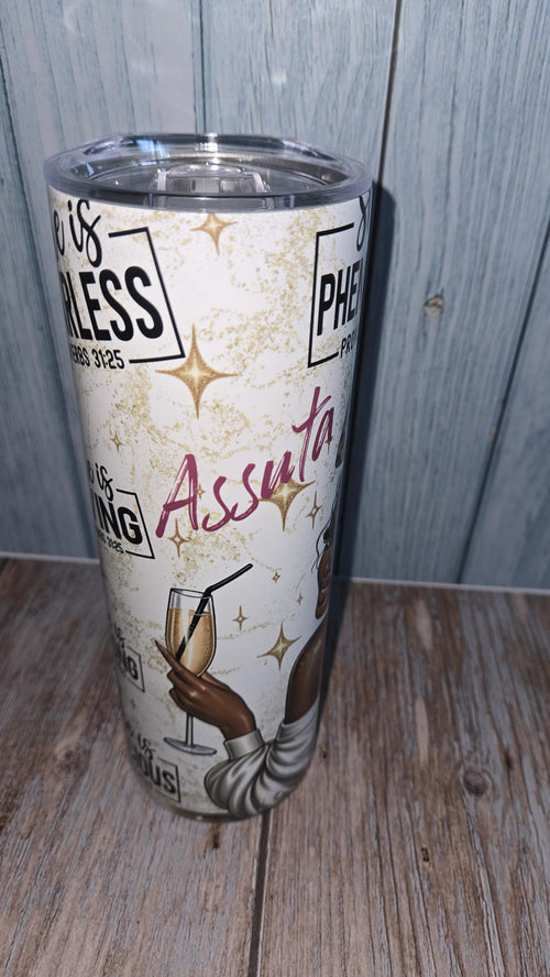 20 oz affirmation tumbler reusable affirmation coffee cup self care drinkware gift encouragement gift for her women empowerment tumbler