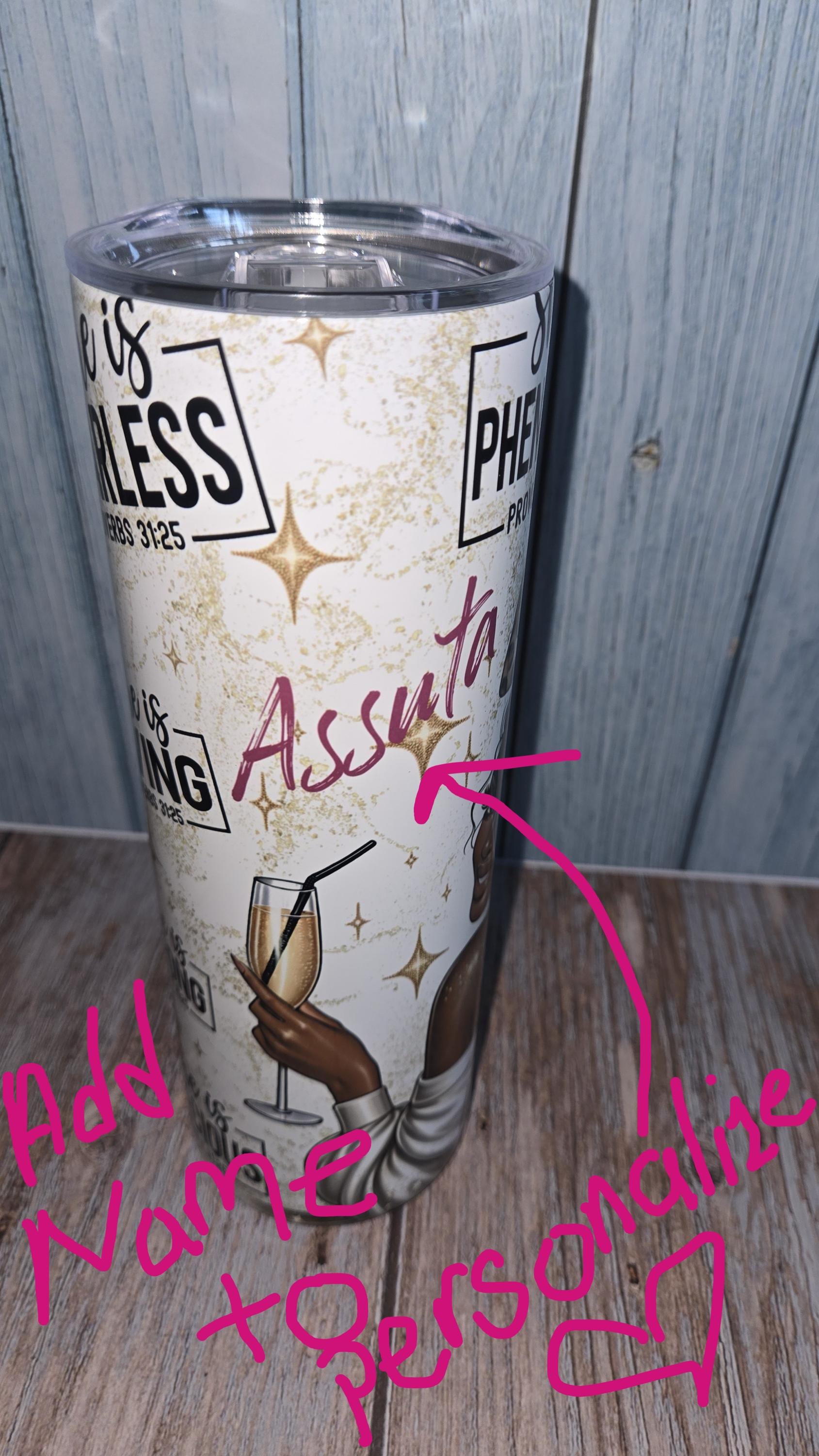 20 oz affirmation tumbler reusable affirmation coffee cup self care drinkware gift encouragement gift for her women empowerment tumbler