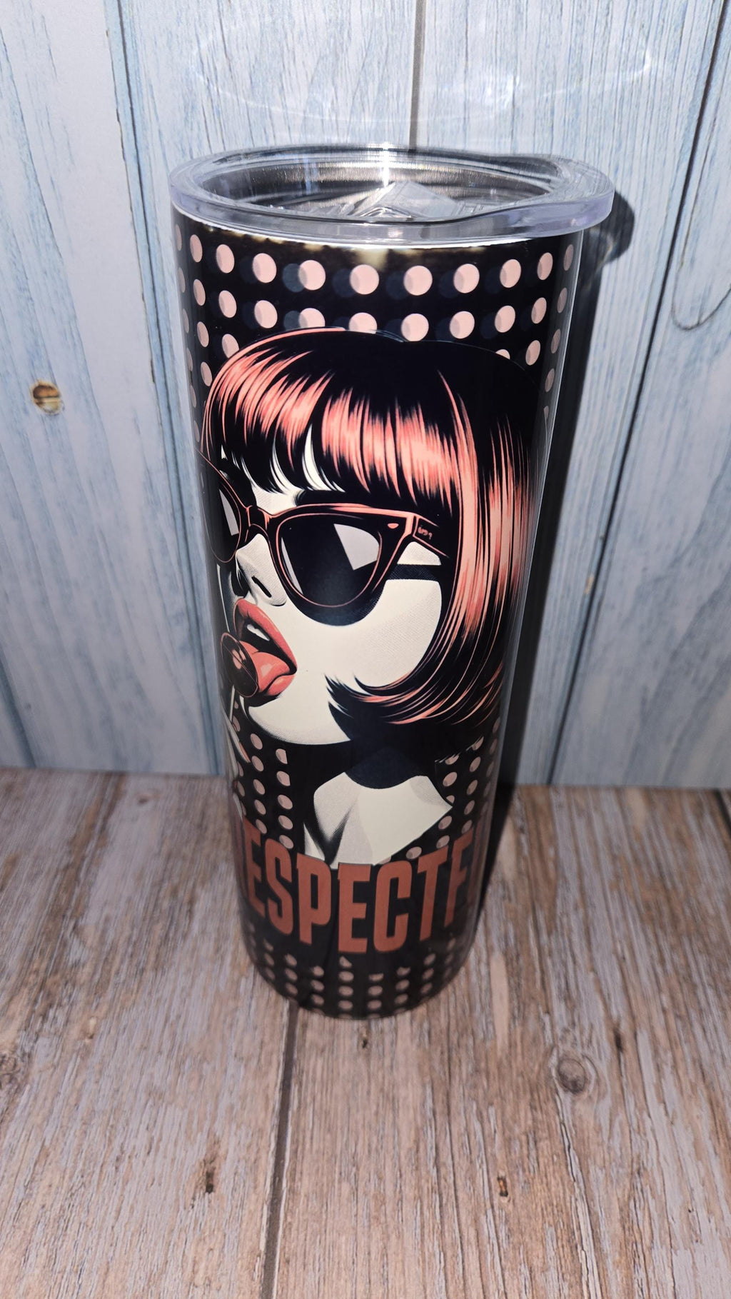 STFU Respectfully Tumbler 20 oz Funny Sarcastic Tumbler for Women Sassy Quote Cup Bold Attitude Gift Stainless Steel Mug reusable coffee cup