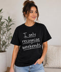 Funny T-Shirt Office Humor Weekend Graphic Tee Casual Humor Tee Office Burnout Gift Friday Mood Shirt Unisex Gildan Tee Gift for Coworkers