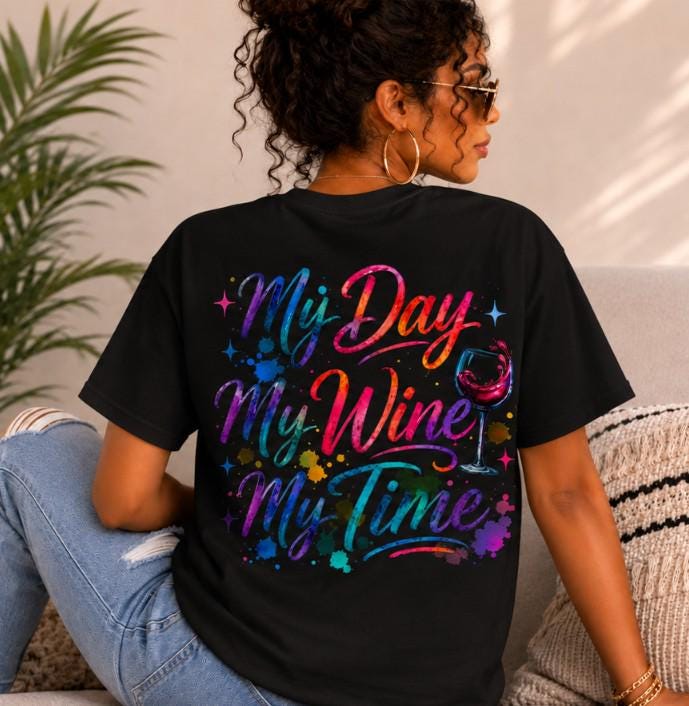 Wine Lover Graphic T-Shirt for Women Girls Trip Poolside Vacation Tee Summer Travel Outfit Beach Resort Travel Chill T-Shirt