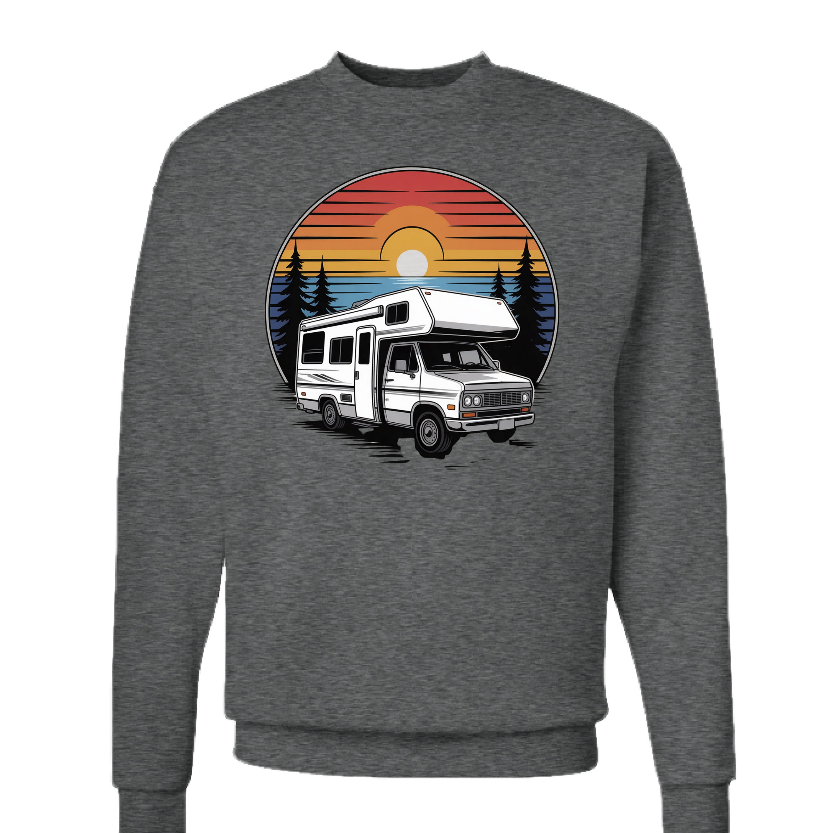 CHARCOAL HEATHER - FRONT
