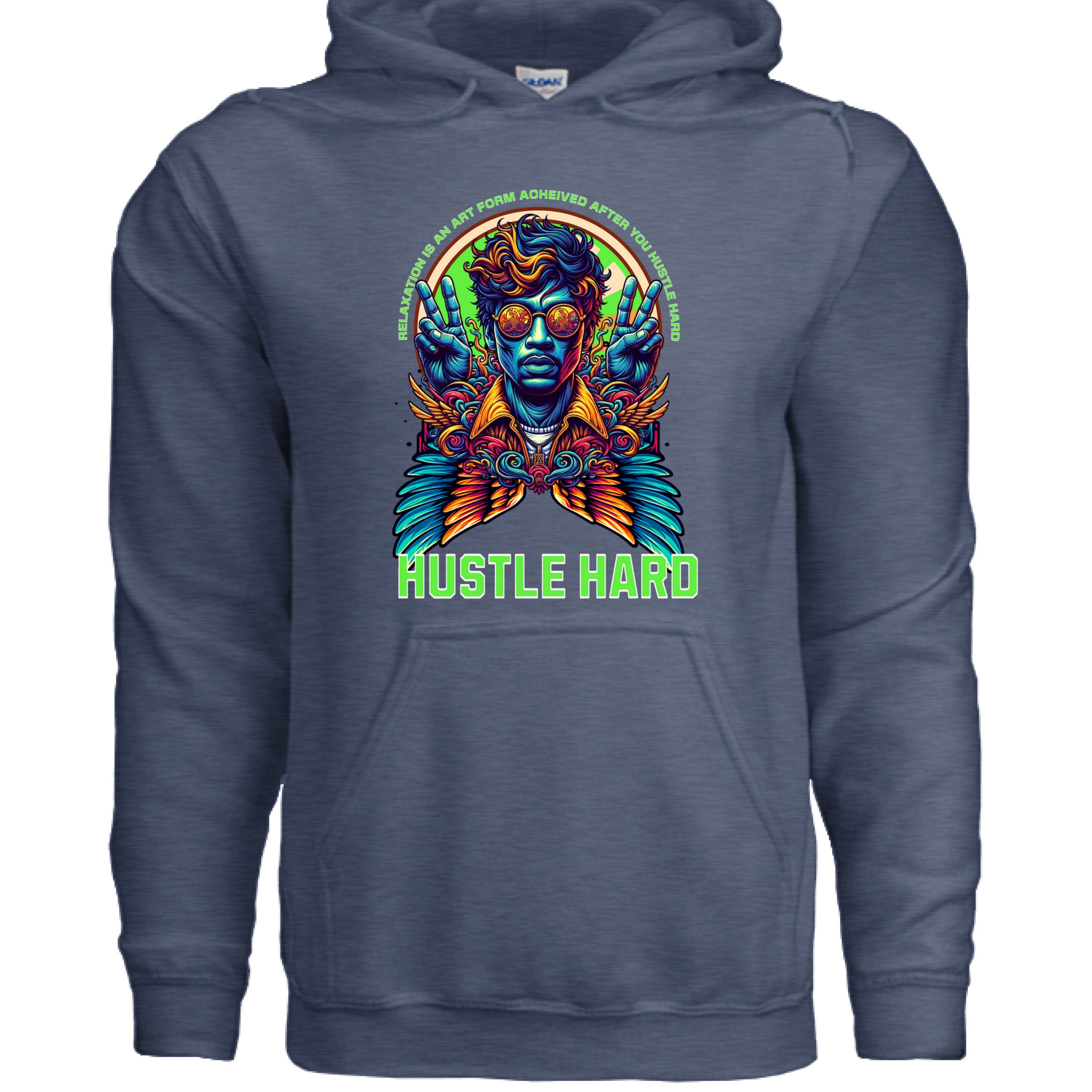 Heather Sport Dark Navy - FRONT