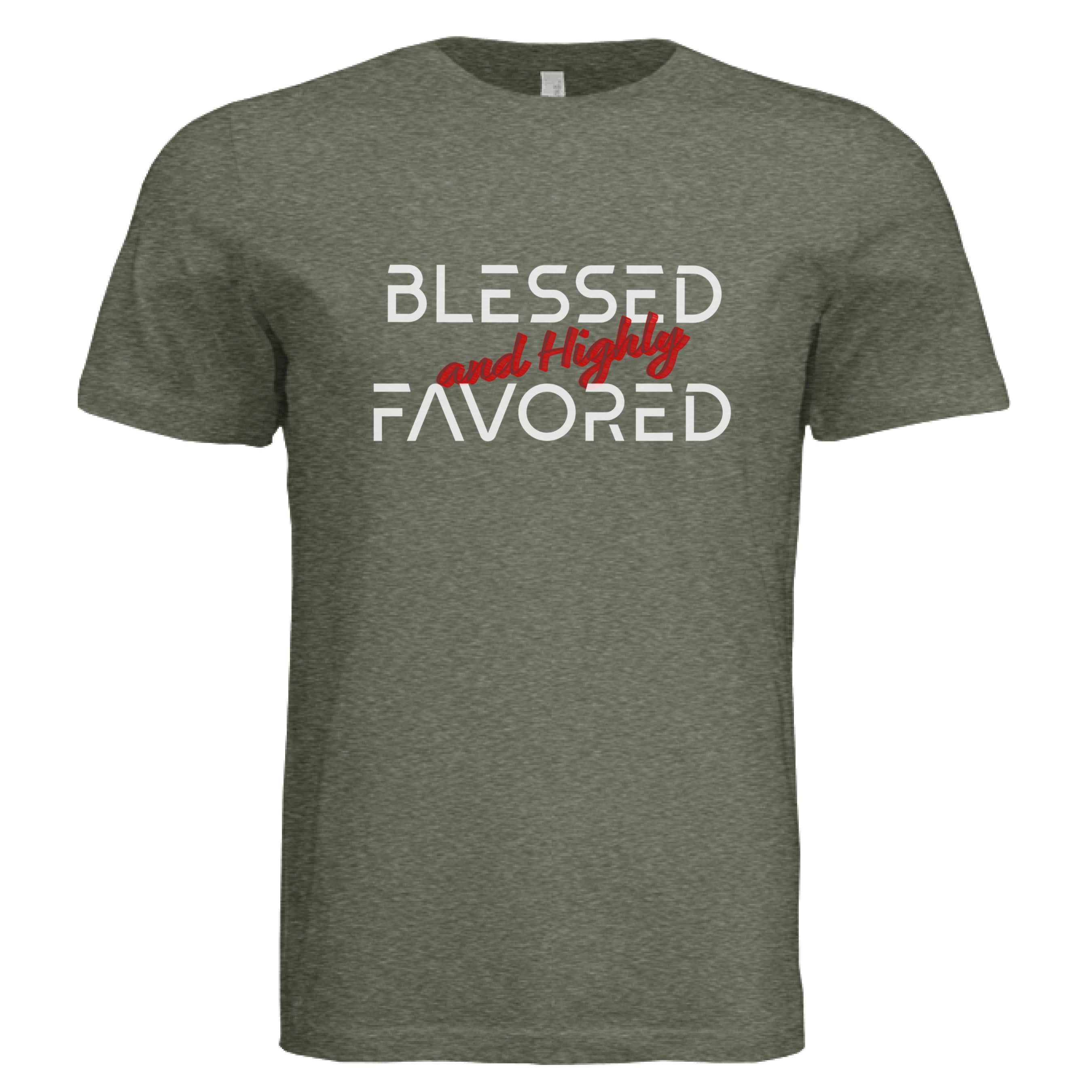 Military Green Triblend - FRONT