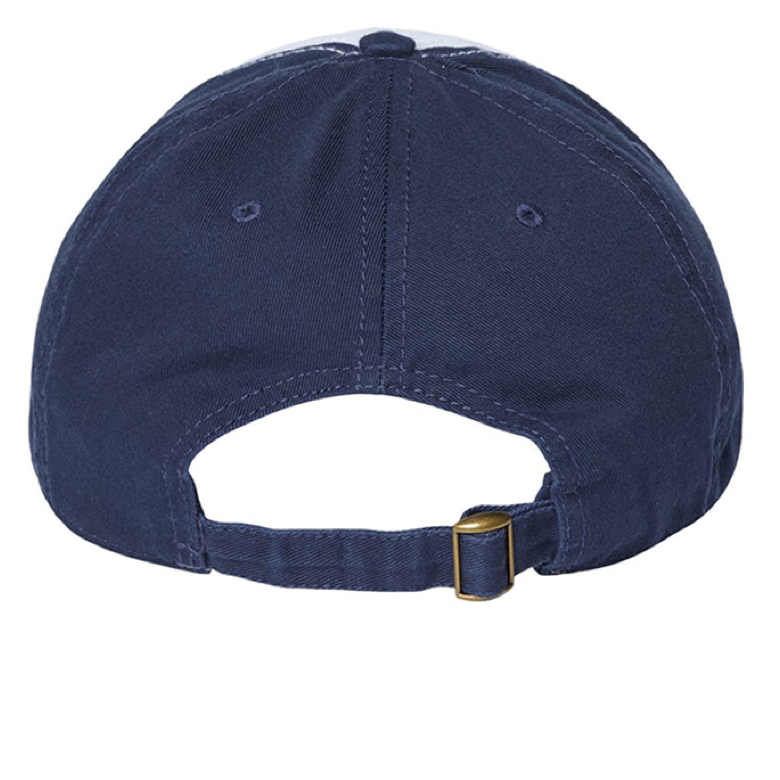 White/ Light Navy - BACK