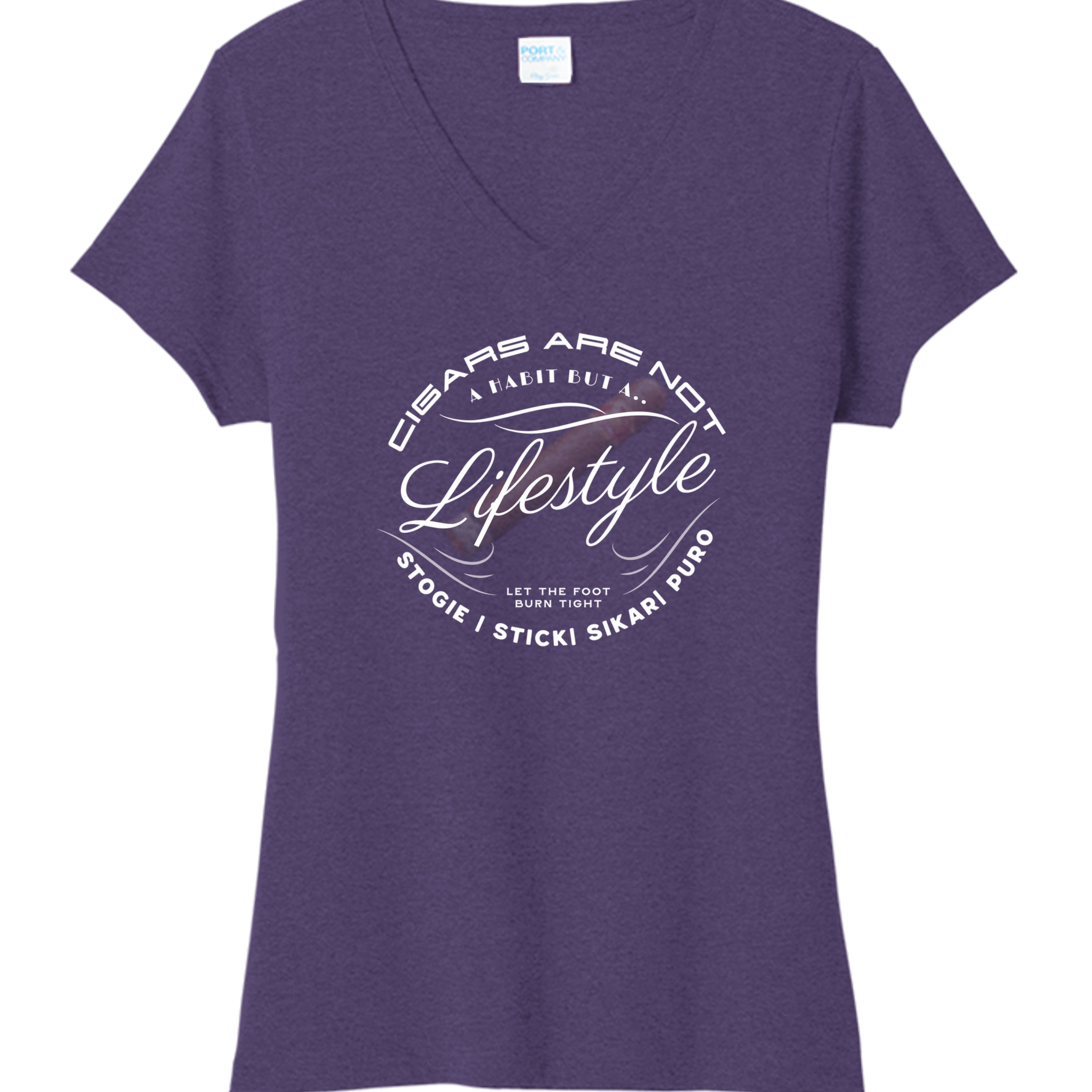 Team Purple Heather - LPC330V - FRONT